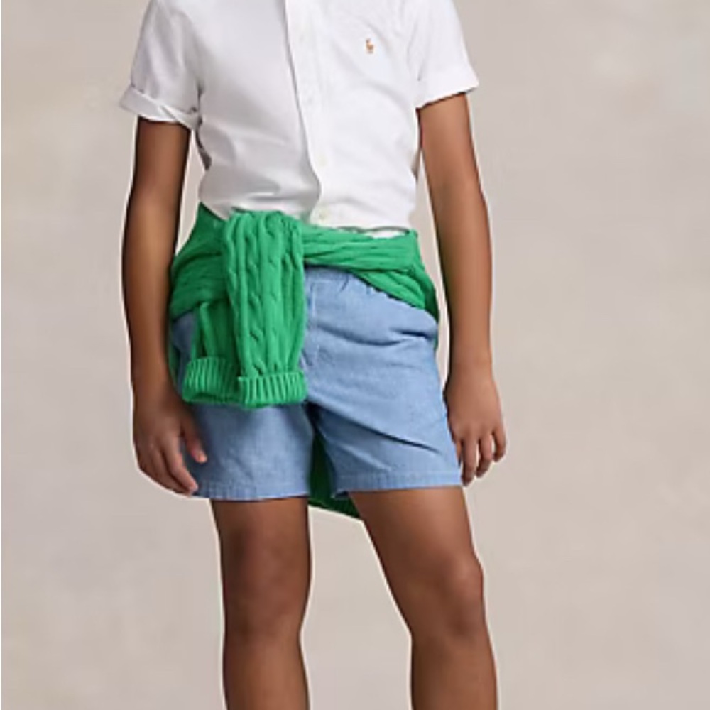 Polo Ralph Lauren Polo Prepster Chambray Boys Shorts | Size 16 | NWT